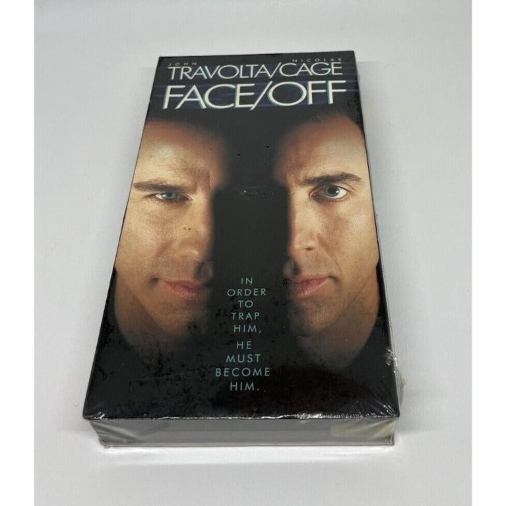 Face/Off VHS, 1997 Tape Movie Nicolas Cage John Travolta NEW SEALED